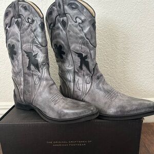 Kenneth Cole Reaction Gray Western Boots